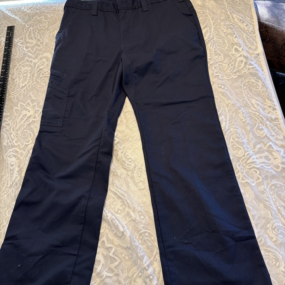 Dickies Mens Flex Regular Fit Straight Leg Work Cargo Pants Navy 34/30NWT - Picture 4 of 6